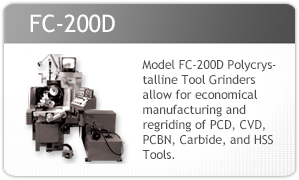 Rush Machinery Model FC-200D Polycrystalline Tool Grinder